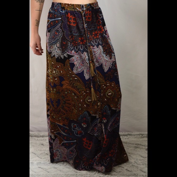 Anthropologie Dresses & Skirts - Vanessa Virginia {Anthro} • Paisley Maxi Skirt